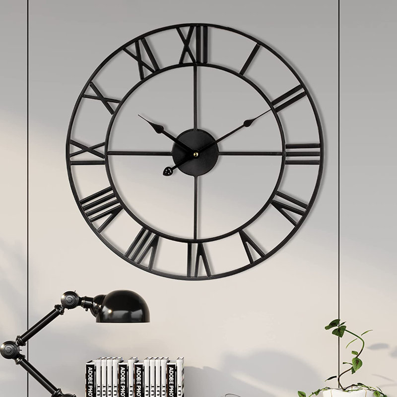 Solange Round Metal outlet Wall Clock - 30